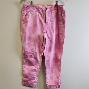 GAP Pink Straight Khaki Pants